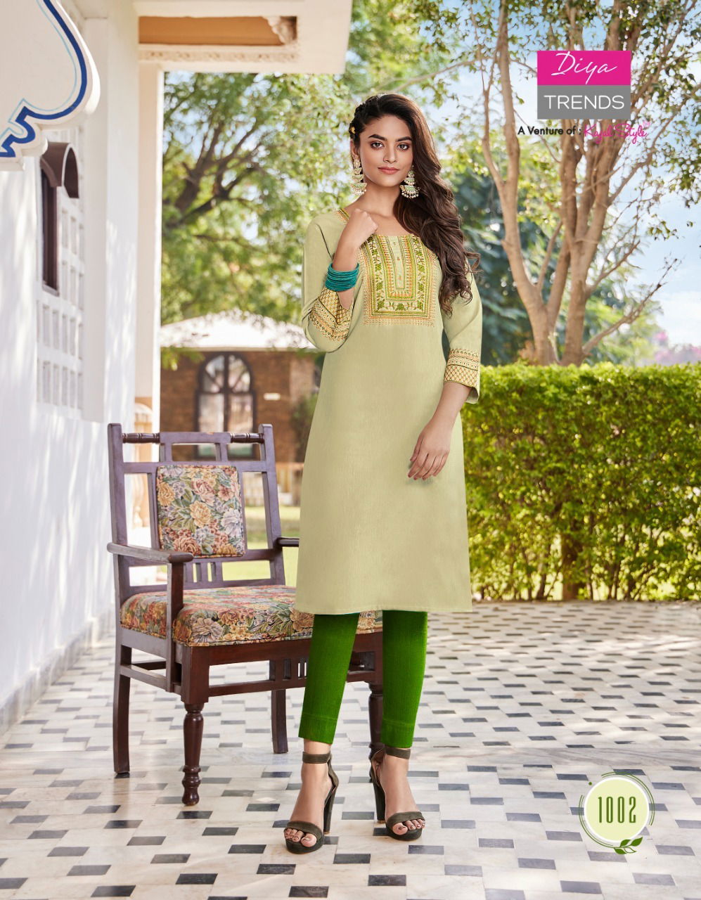 Diya Trendz Fashion Bird 1 Ethnic Wear Wholesale Designer Kurtis Catalog